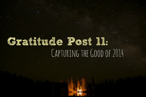 Gratitude Post 11: Capturing The Good